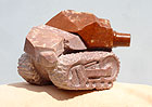 'warbaby', sculpture by Nick Turvey carved from soapstone