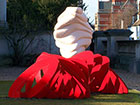 'chief' & 'venus', sculpture in Corten steel by Nick Turvey 2010