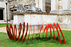 'chief' sculpture in Corten Steel by Nick Turvey, 2010