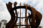 'Methuselah', sculpture by Nick Turvey in Corten steel
