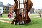 'Methuselah', sculpture by Nick Turvey in Corten steel